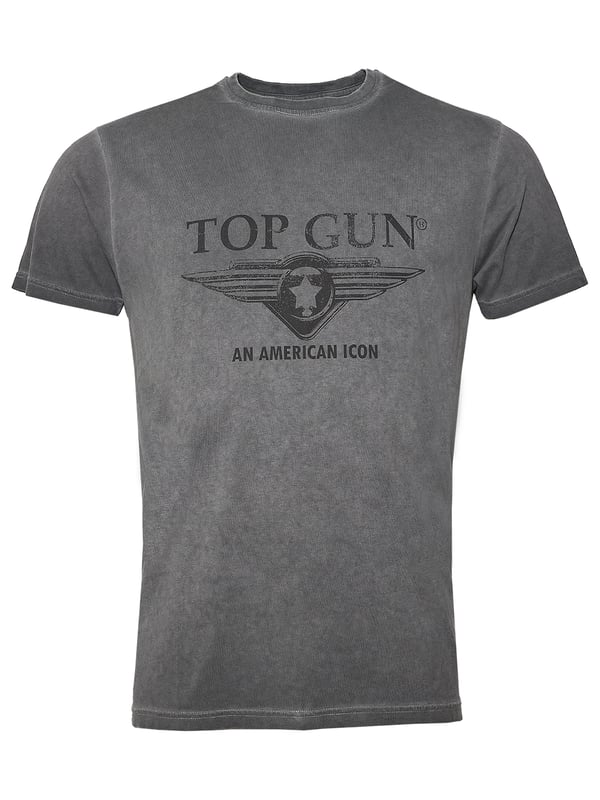 Dieses anthrazite Baumwoll-T-Shirt ist ein elegantes und bequemes Kleidungsstück, das durch den Logoprint auf der Brust auffällt.. Es eignet sich perfekt für freizeitliche Anlässe oder als  sportliches Piece im Alltag.