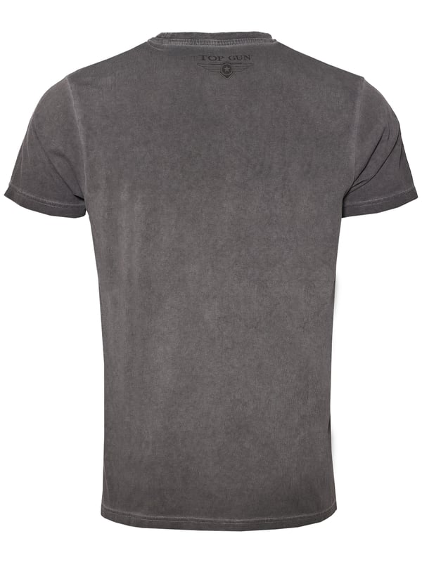 Dieses anthrazite Baumwoll-T-Shirt ist ein elegantes und bequemes Kleidungsstück, das durch den Logoprint auf der Brust auffällt.. Es eignet sich perfekt für freizeitliche Anlässe oder als  sportliches Piece im Alltag.