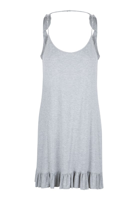 Jurkje met franjes comfy jersey stof.