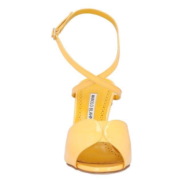 Zusammensetzung: 100 % Kalbsleder

Innenausstattung: Leder

Innensohle: Leder

Sohle: Leder

Runde Zehenform

Lackleder-Effekt

Verstellbarer Knöchelriemenverschluss

Absatzhöhe 10,5 cm

Hergestellt in Italien