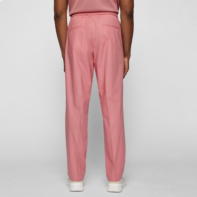 Mens Boss F-Fraye Trousers in pink.- Elasticated waistband.- Side pockets.- Ref: 50468920691