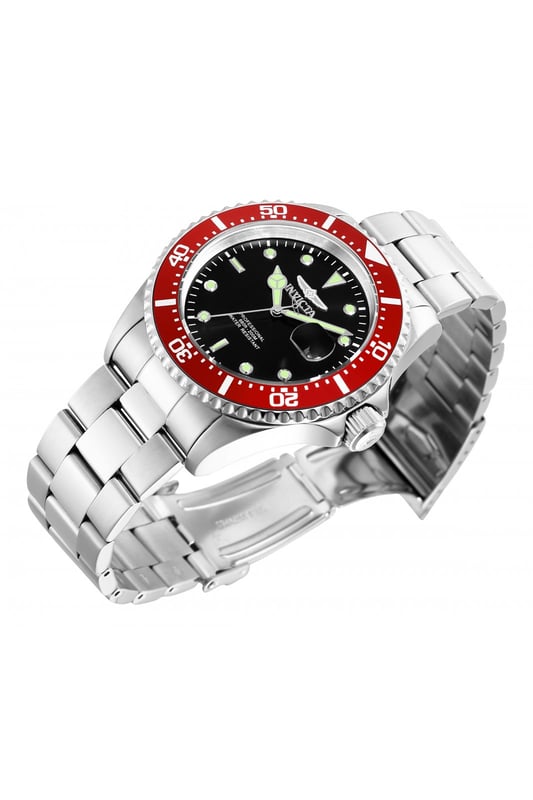 El Invicta 22020 tiene una caja de acero inoxidable de 43 millimetros con una esfera negro.
Esta modelo funciona con un movimiento de Cuarzo preciso.
Resistencia a la presión de aqua de 20 bares.
Este modelo es parte de la colección Invicta Pro Diver.

2 años de garantía Invicta.