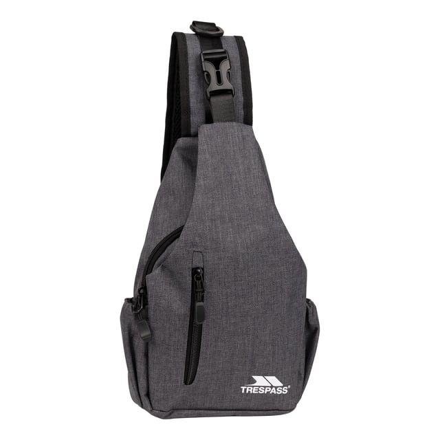 100% Polyester. Gewebe: PVC-beschichtet. Marke: Trespass. Taschenart: 3 Tasche, Seitentasche, Eine versteckte Tasche. Fächer: 1 Hauptfach. Taschenmerkmale: verstellbarer Schulterriemen, Schnellspanngurt. Design: Logo, Unifarben. Reißverschluss.