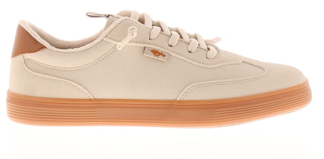 Zapatillas Rocket Dog Zap naturales para mujer, fabricadas con sintético y suela de goma. Incluyen: sistema de cordones elásticos, cuello de toalla y plantilla de espuma afelpada.
