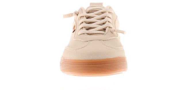 Zapatillas Rocket Dog Zap naturales para mujer, fabricadas con sintético y suela de goma. Incluyen: sistema de cordones elásticos, cuello de toalla y plantilla de espuma afelpada.