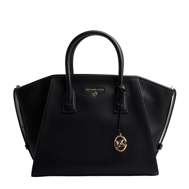 Nuestro bolso Michael Kors satchel Avril no puede faltar en tu colección, ya que es tan versátil como sofisticado. Este llamativo modelo se ha fabricado en piel flexible con bolsillos en su interior e incluye una tira de bandolera extraíble.

Detalles:
- Tipo de accesorio: Bolso Satchel.
- Material: Piel vacuna.
- Textura: Granulada.
- Herraje: En tono dorado.
- Detalles interiores: Bolsillo trasero con cierre y un bolsillo liso frontal.
- Detalles exteriores: Bolsillo trasero, logo grabado de Michael Kors y colgante.
- Correa de bandolera para portar al hombro desmontable y ajustable.
- Laterales con solapas ajustables y correas delgadas.
- Cierre: De cremallera.

Michael Kors cuenta en cada uno de sus accesorios con una colección de fuerte identidad, ofrece una mezcla fresca de tendencias, colores y siluetas que nunca pasan de moda, con estilo y actitud urbana. Cada bolso satchel mujer diseñado por Michael Kors, es un lujo accesible con un toque de glamour moderno, inesperado y cómodo que ofrece una pieza para cada ocasión.
 Medidas: 43,2 cm x 23,5 cm x 17,8 cm
 Composición: 100% Piel
 Cuidados:
Limpiar con un paño seco y suave.
Evitar la exposición prolongada al sol y la humedad.
No aplicar productos abrasivos en la piel.
Evitar el contacto con líquidos y superficies ásperas.