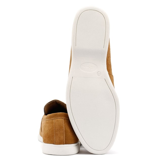 The Ben Sherman suede summer loafer. Elevate your look with this smart casual navy slip on suede loafer.  Cushioned insock and comfortable, flexible rubber sole.
