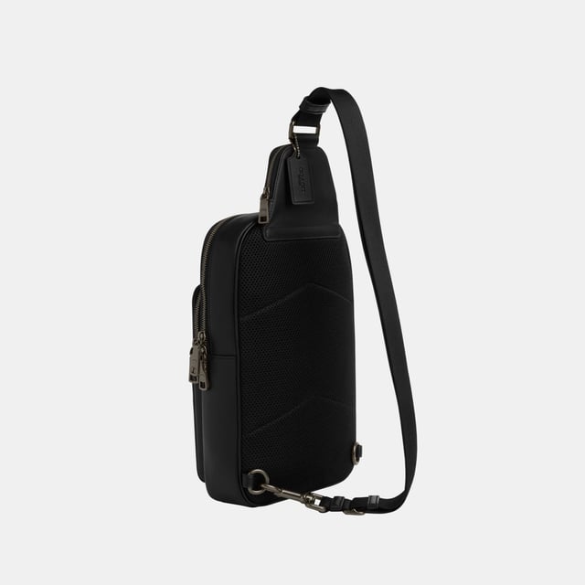 Ethan Pack in Signature, Inside zip and multifunction pockets, Outside zip pockets,  Length: 21.00 cm,  Width: 9.00 cm,  Height: 32.00 cm