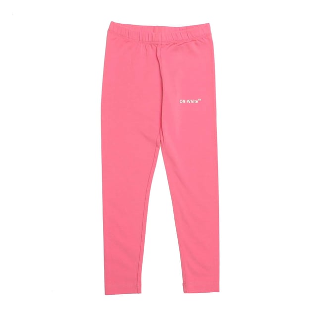 Meisjes Legging Off White Rubber Arrow in roze.- Elastische tailleband.- Rubberen pijl op achterkant.- Off-white logo in wit op zijkant.- 95% Katoen 5% Elastane.- Ref: OGCD0010023201