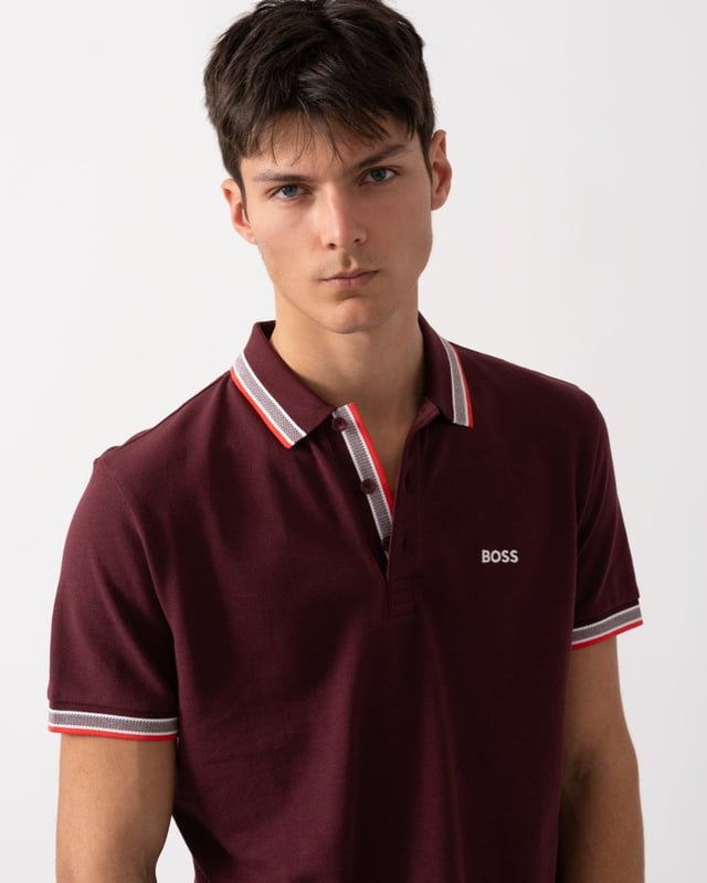 A signature polo shirt by BOSS Menswear, cut to a regular fit. Featuring contrast tipping and a logo at the left chest, this short-sleeved polo shirt is designed in cotton piqué and detailed with further BOSS branding at the undercollar.
Regular fitFlat-knit collarNumber of buttons: 3Short sleevesFlat-knit cuffsStandard length
100% Cotton
50469055