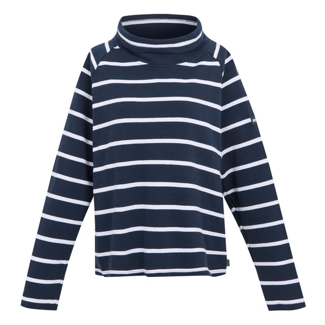 80% Cotton, 20% Polyester. Fabric: Towelling. Design: All-Over Print, Contrast Stripe. 270gsm. Fabric Technology: Durable. Neckline: Funnel Neck. Sleeve-Type: Long-Sleeved. Fit: Relaxed Fit. Fastening: Pull Over. Sustainability: Sustainable Materials. 8 UK: 32 in. 10 UK: 34 in. 12 UK: 36 in. 14 UK: 38 in. 20 UK: 45 in. 18 UK: 43 in. 16 UK: 40 in.