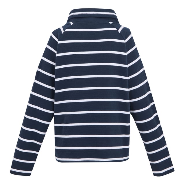 80% Cotton, 20% Polyester. Fabric: Towelling. Design: All-Over Print, Contrast Stripe. 270gsm. Fabric Technology: Durable. Neckline: Funnel Neck. Sleeve-Type: Long-Sleeved. Fit: Relaxed Fit. Fastening: Pull Over. Sustainability: Sustainable Materials. 8 UK: 32 in. 10 UK: 34 in. 12 UK: 36 in. 14 UK: 38 in. 20 UK: 45 in. 18 UK: 43 in. 16 UK: 40 in.