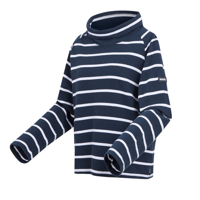 80% Cotton, 20% Polyester. Fabric: Towelling. Design: All-Over Print, Contrast Stripe. 270gsm. Fabric Technology: Durable. Neckline: Funnel Neck. Sleeve-Type: Long-Sleeved. Fit: Relaxed Fit. Fastening: Pull Over. Sustainability: Sustainable Materials. 8 UK: 32 in. 10 UK: 34 in. 12 UK: 36 in. 14 UK: 38 in. 20 UK: 45 in. 18 UK: 43 in. 16 UK: 40 in.