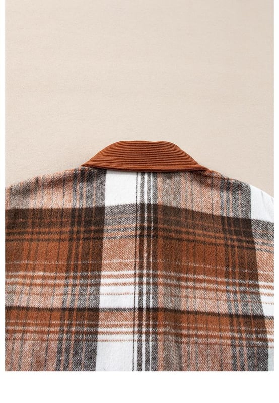 Klassisches Karodesign für zeitlose Anziehungskraft  
Luxuriöses Cordmaterial für Textur und Wärme  
Vielseitiger Hemdenstil für einen lässigen, aber trendigen Look  
Funktionale Brusttaschen für zusätzlichen Komfort