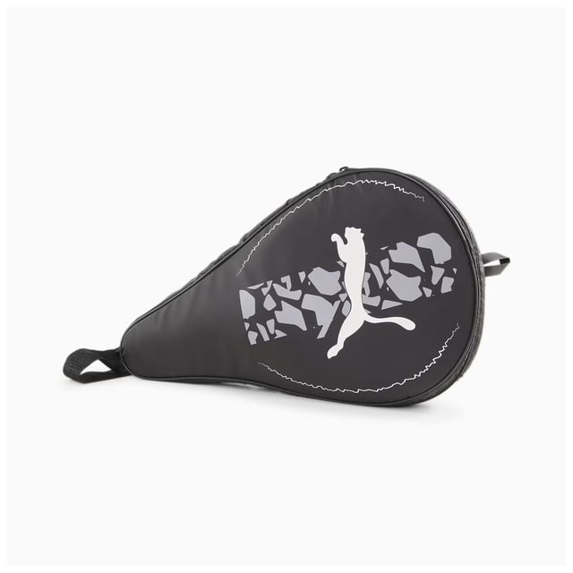 The Puma Black Padel Tennis Cover Bag is a sleek and functional accessory designed to protect and carry your padel tennis racquet. With a stylish, minimalist black design, this bag is perfect for athletes looking for durability and convenience when traveling to and from matches. Whether you're storing your racquet for the off-season or heading to a game, this cover bag provides ultimate protection and style for your equipment.
Key Features:
Durable Construction: 

Made from high-quality, durable materials, this bag is built to last, offering robust protection for your padel tennis racquet during storage or transport.


Sleek Black Design: 

The black colorway gives the bag a classic, minimalist look, allowing you to carry your racquet in style while keeping a low profile.


Compact and Lightweight: 

The bag is lightweight and compact, making it easy to carry without taking up too much space, ideal for athletes on the go.


Zipper Closure: 

The full-zip closure ensures your racquet stays secure inside the bag, preventing any accidental damage during transport.


Puma Branding: 

The iconic Puma logo on the front adds a touch of sporty flair, showcasing your connection to the brand known for its quality and innovation in sports gear.


Versatile Use: 

Perfect for padel tennis players, this cover bag can also be used for storing other sports equipment like tennis racquets, ensuring your gear stays protected and organized.


The Puma Black Padel Tennis Cover Bag offers both practical storage and stylish protection for your racquet. Whether you're heading to practice, a match, or simply storing your equipment, this bag ensures your padel tennis gear stays safe and secure while reflecting your sporty style.