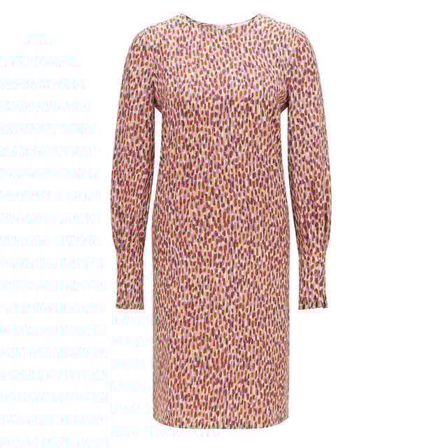 Damesjurk Boss C_Delaca.- Ronde hals.- Lange mouwen.- Ritssluiting. Materiaal: 100% viscose. Ref: 50471209985.