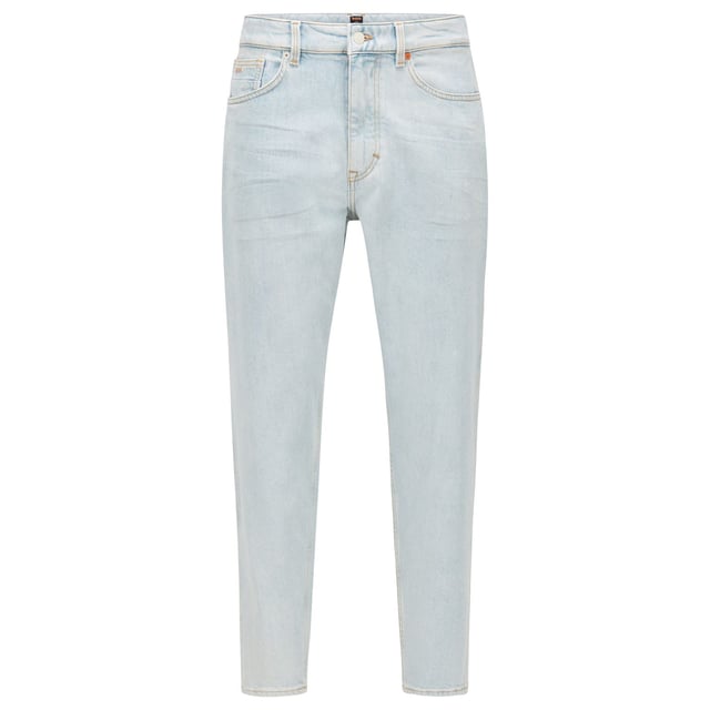 Men's Boss Tatum BC-C Jeans.- Responsible style.- Made from more sustainable certificated material for a reduced impact on the planet.- Iconic 90's acid wash.- Marble look created by random bleach.- Candiani denim. Material: 98% Cotton, 2% Elastane. Ref: 50473424440.