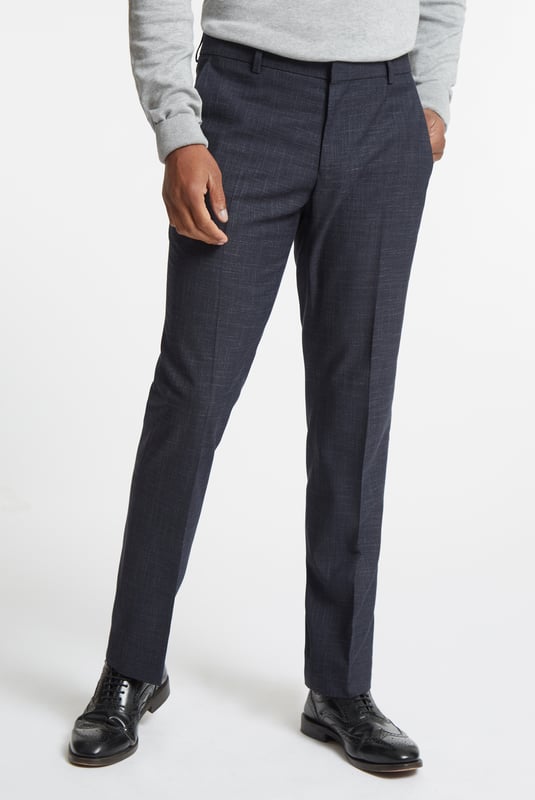 Charcoal Scratch Trousers. 75% Polyester 23% Viscose 2% Elastane
