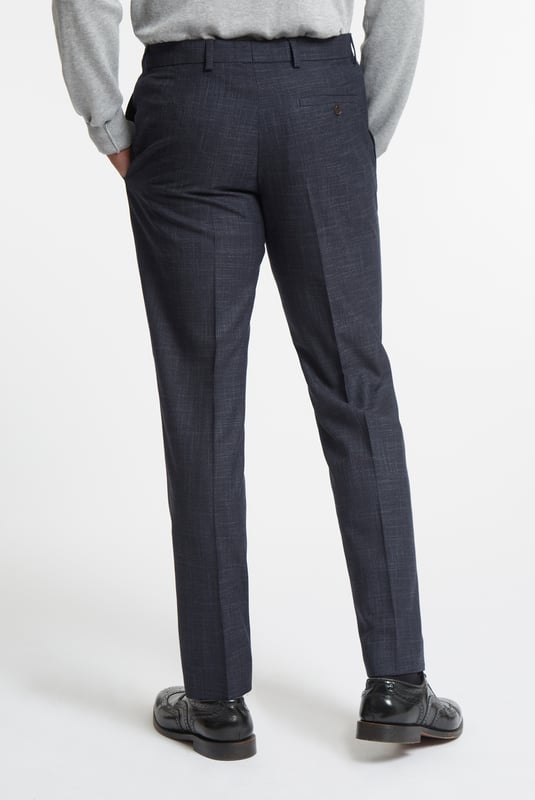Charcoal Scratch Trousers. 75% Polyester 23% Viscose 2% Elastane