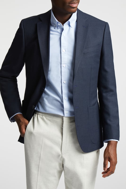Hopsack Wool Blazer