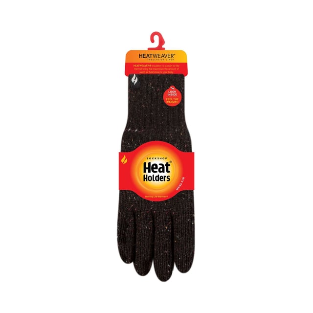 Guantes térmicos de punto Heat Holders para hombre: Estos hombres Heat Holders de punto guantes térmicos tendrá bien y verdaderamente cubierto cuando se utiliza para la ropa de sport, que son super caliente, así como con estilo. Están forrados con un fabuloso forro aislante de felpa extra cálido, llamado Heatweaver, que es aún más eficaz en la celebración de aire caliente cerca de la piel. Este forro polar suave y sedoso no sólo proporciona un tacto lujoso y suave, sino que también garantiza unos dedos cómodos en el crudo invierno. Los guantes vienen en 3 estilos de moda diferentes con 10 opciones de color para elegir entre todos ellos. Los diseños a elegir incluyen guantes a rayas, guantes nórdicos y guantes con estampado de islas, lo que los hace adecuados para cualquier atuendo. Detalles del producto: - 1 par - 2 tallas - 2 diseños / 5 colores - Forro Heatweaver - Hilo Heat Holders - Puño elástico - Forro: 100% Poliéster. Composición del material (exterior): Karlstad - 77% Acrílico, 22% Poliéster, 1% Elastano Bergen - Negro - 80% Acrílico, 13% Poliéster, 1% Elastano Bergen - Azul marino - 97% Acrílico, 2% Poliéster, 1% Elastano Bergen - Carbón - 56% Acrílico, 43% Poliéster, 1% Elastano Támesis - 77% Acrílico, 22% Poliéster, 1% Elastano