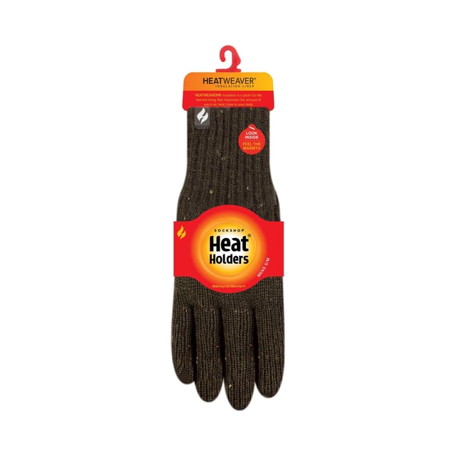 Guantes térmicos de punto Heat Holders para hombre: Estos hombres Heat Holders de punto guantes térmicos tendrá bien y verdaderamente cubierto cuando se utiliza para la ropa de sport, que son super caliente, así como con estilo. Están forrados con un fabuloso forro aislante de felpa extra cálido, llamado Heatweaver, que es aún más eficaz en la celebración de aire caliente cerca de la piel. Este forro polar suave y sedoso no sólo proporciona un tacto lujoso y suave, sino que también garantiza unos dedos cómodos en el crudo invierno. Los guantes vienen en 3 estilos de moda diferentes con 10 opciones de color para elegir entre todos ellos. Los diseños a elegir incluyen guantes a rayas, guantes nórdicos y guantes con estampado de islas, lo que los hace adecuados para cualquier atuendo. Detalles del producto: - 1 par - 2 tallas - 2 diseños / 5 colores - Forro Heatweaver - Hilo Heat Holders - Puño elástico - Forro: 100% Poliéster. Composición del material (exterior): Karlstad - 77% Acrílico, 22% Poliéster, 1% Elastano Bergen - Negro - 80% Acrílico, 13% Poliéster, 1% Elastano Bergen - Azul marino - 97% Acrílico, 2% Poliéster, 1% Elastano Bergen - Carbón - 56% Acrílico, 43% Poliéster, 1% Elastano Támesis - 77% Acrílico, 22% Poliéster, 1% Elastano