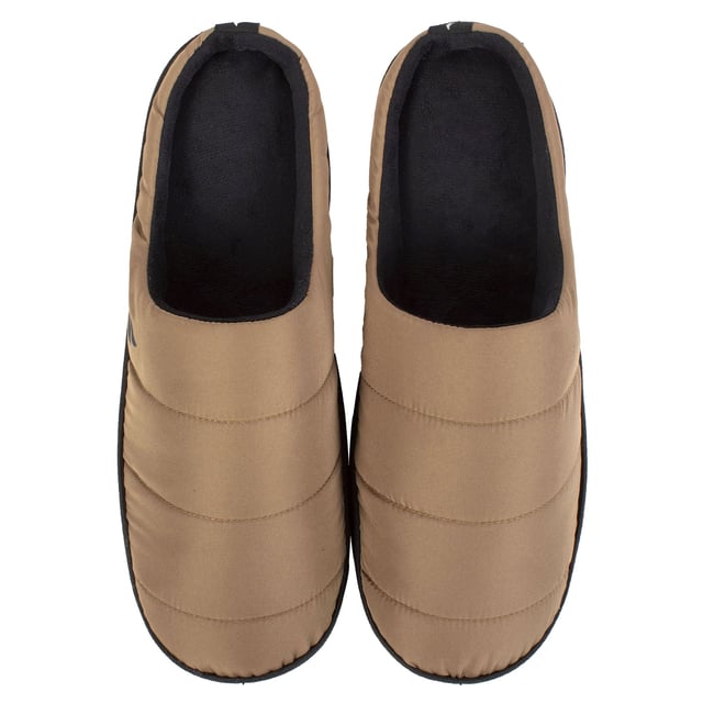 Heat Holders Ladies Slip On Slippers: Introducing our Ladies Heat Holders Slip-On Slippers in Khaki - meet Henrietta! These slippers combine unmatched comfort with exceptional warmth, ensuring your feet stay cozy all day long. Crafted by Heath Holders, a brand synonymous with quality, these slippers are the ultimate relaxation companions. Designed for both style and function, Henrietta in Khaki boasts a modern yet timeless look that complements your loungewear effortlessly. The slip-on style makes them convenient to wear, while the innovative HeatWeaver® lining keeps your feet toasty even on the coldest days. Crafted with meticulous attention to detail, these slippers feature a durable outer layer that stands up to everyday use. The non-slip sole provides stability on various surfaces, making them ideal for both indoor and quick outdoor tasks. Heat Holders takes pride in using high-quality materials, and Henrietta is no exception. Extra Product Details: Ladies Heat Holders Slip-On Slippers in Khaki Comfort and warmth combined for cozy feet Crafted by Heath Holders, synonymous with quality Stylish, timeless look complements loungewear Convenient slip-on style for easy wear Innovative HeatWeaver® lining for toasty feet Durable outer layer for everyday use Non-slip sole for stability on various surfaces Plush lining embraces feet in luxurious softness