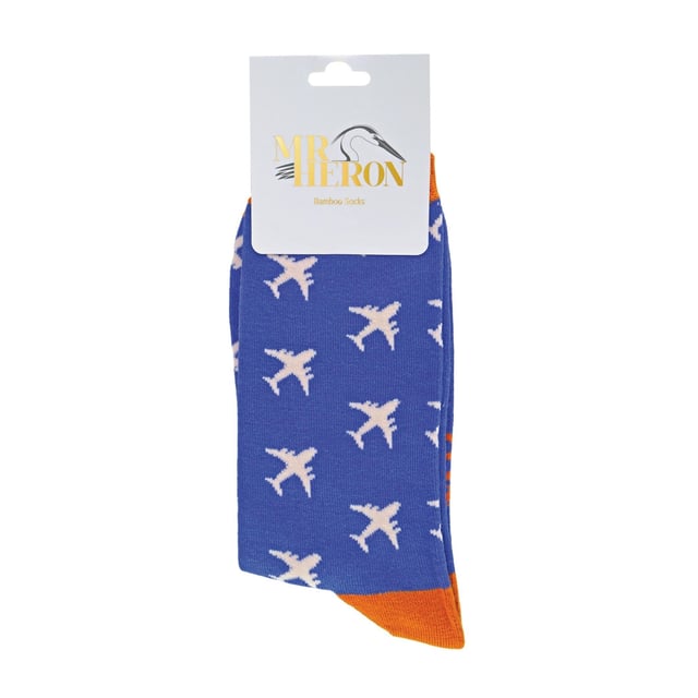 Mr Heron Bamboo Patterned Animal Socks: Miss Sparrow prides their products on the philosophy of making your feet feel fabulous all year round. Whether it's their chic and stylish products, they bring you unique, exciting and fashionable accessories, full of individuality to give you the confidence to be you. If you’re after great bamboo socks with very bright, funky and crazy colours then these bunch of Mr Heron Socks are perfect! With loads of patterns like spots, stripes, zig zags and more! You’ll be sure to find the perfect pair to jazz up your feet!. Their socks will keep your toes warm and make your loved ones smile on special occasions. They would even make a wonderful gift for yourself or a loved one. These socks are breathable, hypoallergenic antibacterial and super soft. There are many patterns available, we’re sure you’ll find something that’ll suit you. These range of socks are made from 54% Bamboo, 22% Cotton, 16% Polyester, 6% Nylon, 2% Elastane. They are men’s size 6-11 UK. Machine washable under 40. Do not dry clean. Do not iron. Do not bleach. Extra Product Details: Men’s Mr Heron Socks Novelty Bamboo Socks A Great Gift Bamboo Rich Fibres 4 Funky Patterns Super Soft & Breathable Hypoallergenic Antibacterial Machine Washable Under 40
