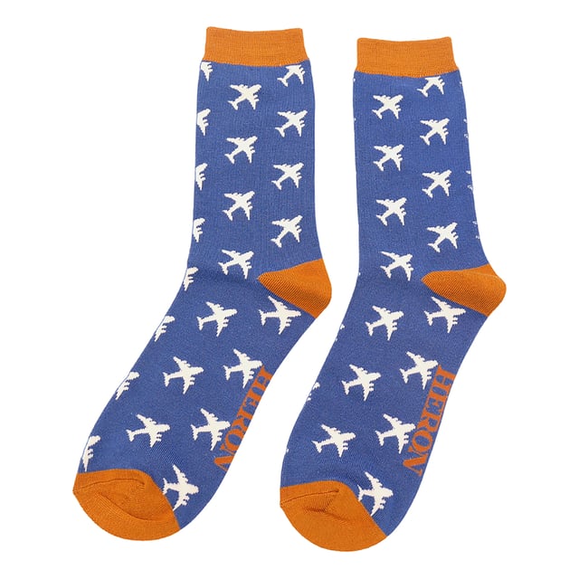 Mr Heron Bamboo Patterned Animal Socks: Miss Sparrow prides their products on the philosophy of making your feet feel fabulous all year round. Whether it's their chic and stylish products, they bring you unique, exciting and fashionable accessories, full of individuality to give you the confidence to be you. If you’re after great bamboo socks with very bright, funky and crazy colours then these bunch of Mr Heron Socks are perfect! With loads of patterns like spots, stripes, zig zags and more! You’ll be sure to find the perfect pair to jazz up your feet!. Their socks will keep your toes warm and make your loved ones smile on special occasions. They would even make a wonderful gift for yourself or a loved one. These socks are breathable, hypoallergenic antibacterial and super soft. There are many patterns available, we’re sure you’ll find something that’ll suit you. These range of socks are made from 54% Bamboo, 22% Cotton, 16% Polyester, 6% Nylon, 2% Elastane. They are men’s size 6-11 UK. Machine washable under 40. Do not dry clean. Do not iron. Do not bleach. Extra Product Details: Men’s Mr Heron Socks Novelty Bamboo Socks A Great Gift Bamboo Rich Fibres 4 Funky Patterns Super Soft & Breathable Hypoallergenic Antibacterial Machine Washable Under 40