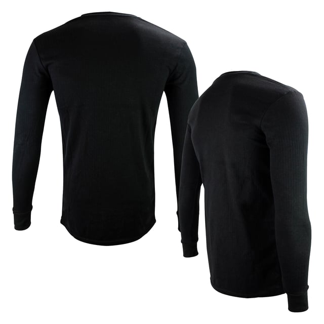 THMO - 2 Pack Multipack Kids Long Sleeved Thermal Top: Keep your child warm and comfortable with the THMO Kids Long Sleeved Thermal Top. Perfect for both outdoor activities and lounging at home, this set offers warmth without overheating. Made from soft, breathable, and lightweight fabric, it ensures insulation while keeping your little one cosy. The long-sleeved thermal top offers a comfortable fit, allowing easy movement whether worn alone or layered under other clothes. The thermal top is designed to keep your child at the perfect temperature, whether they’re playing outdoors, hiking, skiing, or relaxing indoors. Available in classic Black and White, it’s easy to match with any outerwear for versatile styling. Available in five sizes: 3-4 Years, 5-6 Years, 7-8 Years, 9-11 Years, and 12-13 Years, the set fits various body types. The multipack offers great value with two long-sleeved thermal tops in each pack. Extra Product Details: Material: Soft breathable fabric Sizes: 3-4 Years, 5-6 Years, 7-8 Years, 9-11 Years, 12-13 Years Colours: Black, White Includes: 2 x Thermal tops Machine washable. Perfect for keeping your child warm and comfortable, whether indoors or outdoors, during colder weather.