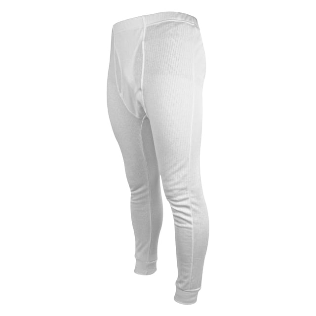 THMO - Men’s Thermal Long Johns Bottoms: Whether you're braving the great outdoors or just seeking extra warmth and comfort at home, the THMO Men's Original Thermal Underwear Bottoms is your go-to solution for a warmer life. Crafted from high-quality micro-fleece fabric, these thermal bottoms boast exceptional stretch properties and comfort seams, ensuring unrestricted movement and a snug, non-chafing fit that's perfect for layering beneath your clothing. Say goodbye to discomfort and hello to warmth!. Featuring advanced moisture and odour management technology, these thermal bottoms keep you dry and fresh throughout the day, making it an ideal choice for active lifestyles and chilly environments. At the heart of every THMO base layer lies our innovative super-soft thermal microfleece. . These thermal bottoms are available in Black or White and are made from 52% Polyester & 48% Cotton. They come in 4 Men’s sizes: Medium, Large, X-Large & XX-Large and are Machine Washable at 30°C. Extra Product Details: THMO Thermal Underwear Bottoms Micro-Fleece Fabric Comfort Stretch & Seams Moisture & Odour Management Ideal For Winter Super Soft & Warm Available In Black & White 52% Polyester, 48% Cotton Machine Washable at 30°C