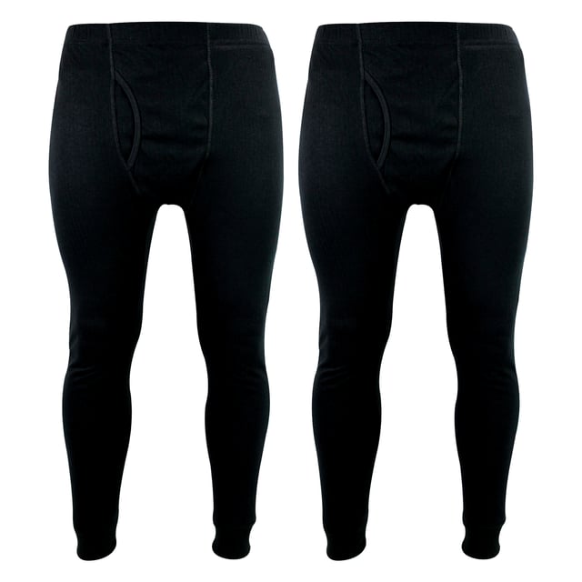 THMO - 2 Pack Multipack Mens Thermal Long Johns: Stay warm and comfortable with the THMO Mens Thermal Long Johns Set. Perfect for outdoor activities or lounging at home, this set offers warmth and comfort. Made from soft, breathable, and lightweight fabric, it provides insulation without overheating. The set includes two pairs of long johns in Black and White, offering full coverage to keep you warm. The long johns feature an elastic waistband for a secure fit, ensuring flexibility and comfort. Ideal for outdoor adventures like hiking, skiing, or camping, as well as for staying cosy indoors. Available in four sizes: Medium, Large, X-Large, and XX-Large, the set fits various body types. Black and White colours make it easy to pair with any outerwear, and the simple design adds timeless style. Extra Product Details: Material: Soft breathable fabric Sizes: Medium, Large, X-Large, XX-Large Colours: Black, White Includes: 2 pairs of thermal long johns Elastic waistband for secure fit Machine washable. Ideal for anyone seeking warmth and comfort, whether at home or on the go during colder weather.
