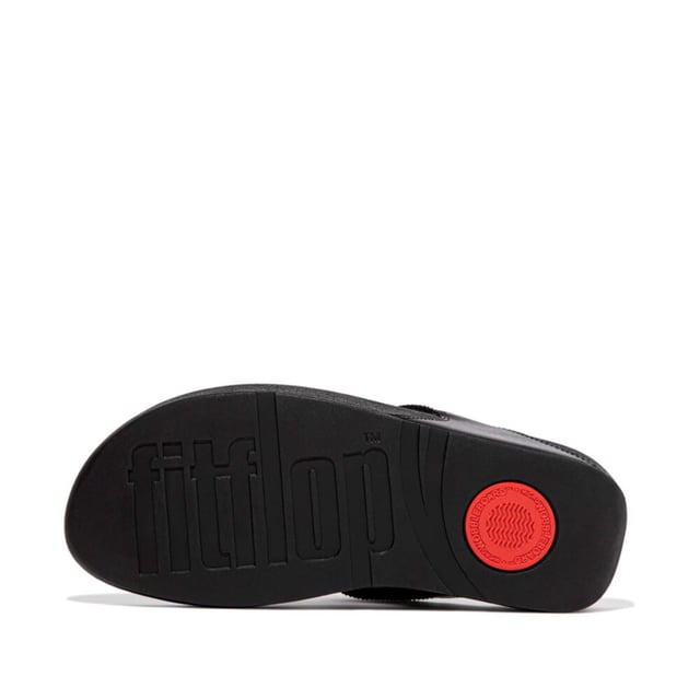 Women's Fit Flop Lulu Lasercrystal Leather Toe-Post Sandals in Black Womens Fit Flop Lulu Lasercrystal Leather Toe-Post Sandals in black.- Leather upper.- Slip on fastening.- Padded strap.- Microwobbleboard Standard Technology.- Slip-Resistant Rubber outsole.- Ref: EU3090