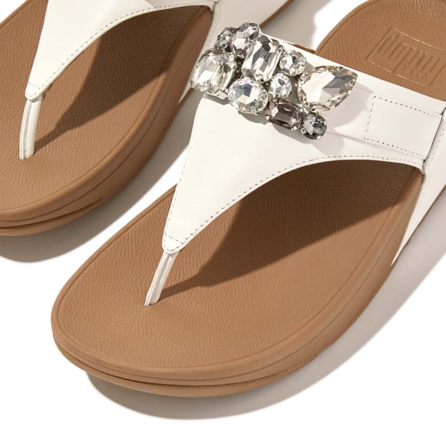 FitFlop Lulu Bejewelled Trim Toe Post サンダル Amazon.com: FitFlop FZ8090-040 LULU SHIMMERLUX Toe-Post