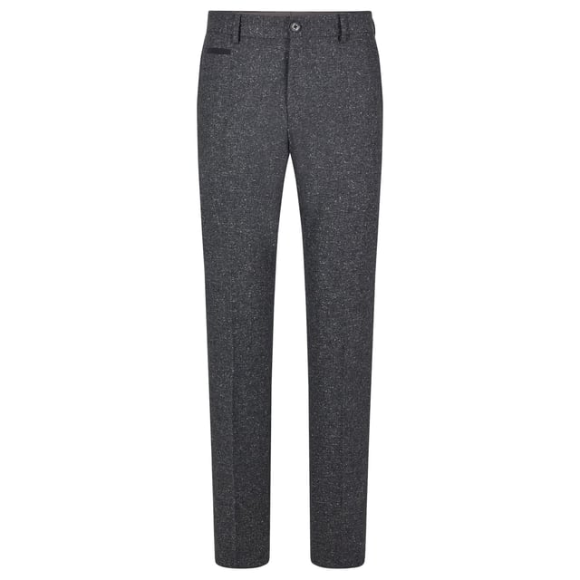 BOSS BLACK HERITAGE - Our sophisticated all time classics: Explore highest quality fabrics and perfectly tailored timeless fits - SLIM-FIT TROUSERS - SLIM-FIT HERITAGE TROUSERS WITH WELT POCKETS - Wool blend