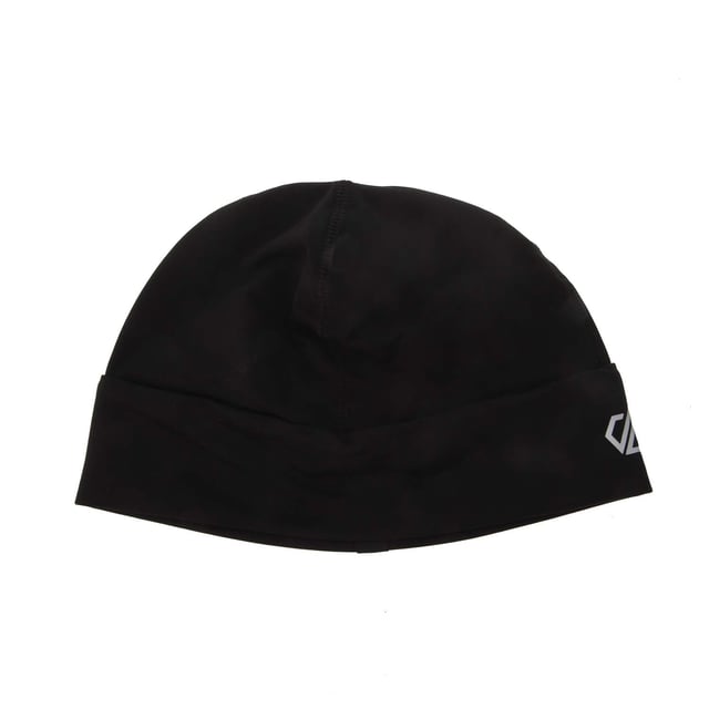 Dare 2b Provident Beanie in black.- Warm backed stretch fabric.- Reflective detail.- 88% Polyester  12% Elastane.- Ref: DUC334800