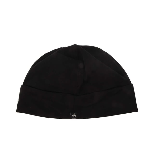 Dare 2b Provident Beanie in black.- Warm backed stretch fabric.- Reflective detail.- 88% Polyester  12% Elastane.- Ref: DUC334800