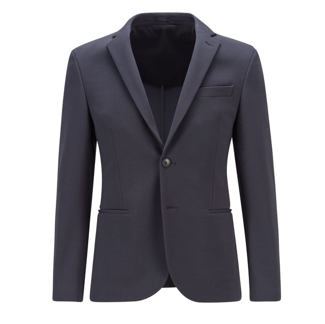 Men's Boss Norwin Blazer Jacket.- Notch lapels.- Two button fastening.- Two outer pockets, chest pocket and two inner pockets.- Buttons at cuffs.- Stretch Tailoring. Material: 70% Viscose, 25% Polyamide, 5% Elastane. Ref: 50450562402.