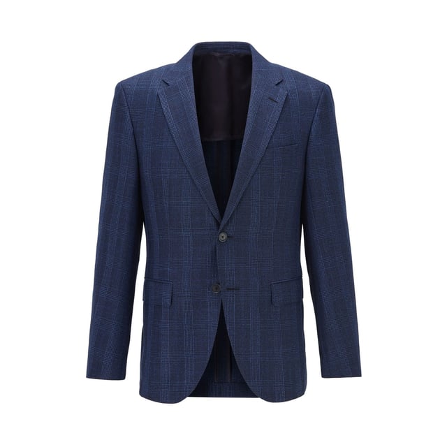 Men's Boss Jestor Blazer Jacket.- Notch lapels.- Button fastening.- Welt pockets.- Regular fit. Material: 48% Polyester, 32% Wool, 12% Viscose, 8% Linen. Ref: 50427218402.