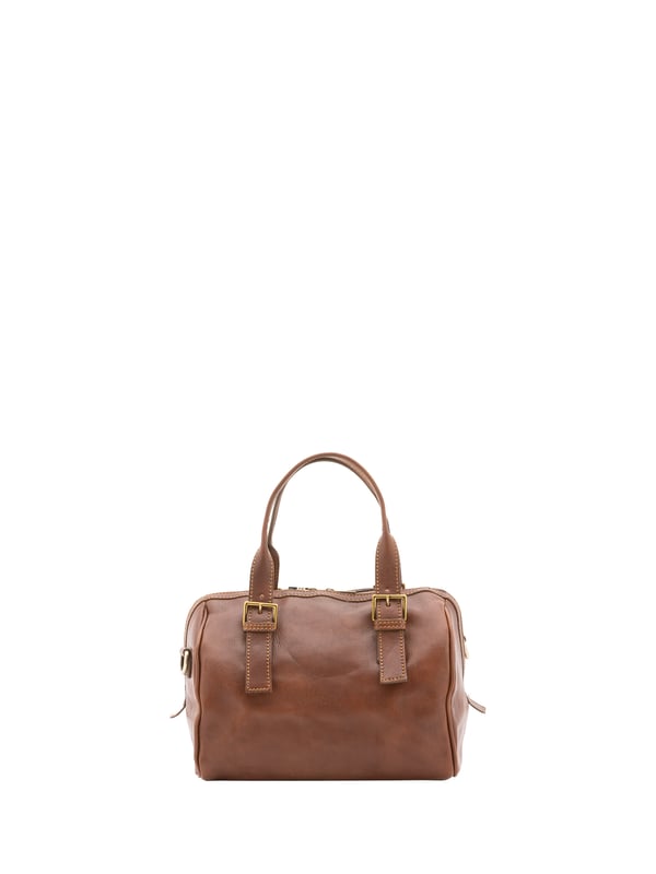 Alessia Firenze Bolsa de baúl Unisexo Bolsa baúl unisex. El cierre es con cremallera. Los bolsillos internos son uno con cremallera. Los bolsillos externos están ausentes. La bandolera es ajustable en piel. El asa es regulable en piel. Hay un compartimento interno. El material exterior es 100% Piel Auténtica. Internamente está forrado en algodón. Medidas: 29x27x13 cm. Hecho en Italia