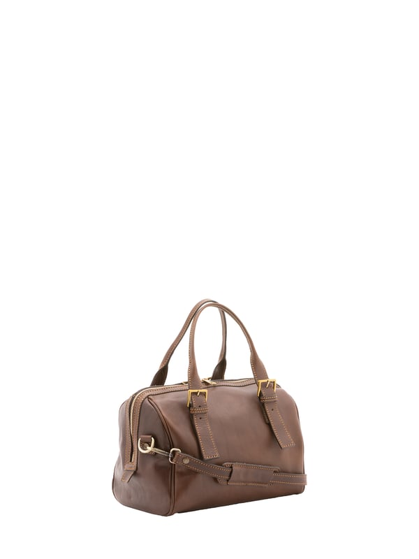 Alessia Firenze Bolsa de baúl Unisexo Bolsa baúl unisex. El cierre es con cremallera. Los bolsillos internos son uno con cremallera. Los bolsillos externos están ausentes. La bandolera es ajustable en piel. El asa es regulable en piel. Hay un compartimento interno. El material exterior es 100% Piel Auténtica. Internamente está forrado en algodón. Medidas: 29x27x13 cm. Hecho en Italia