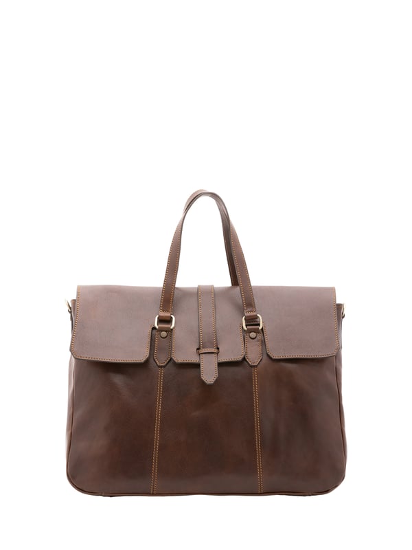 Unisex-Reisetasche mit Reißverschluss. eine Innentasche mit Reißverschluss und eine offene. fehlende Außentaschen. fehlender Schultergurt. im Ledergriff. ein Innenfach.  Außenmaterial. Innen mit Baumwolle gefüttert. Maße: 40x61x18 cm. Hergestellt in Italien