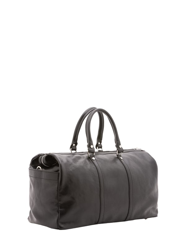 Alessia Firenze Bolsa de viaje Unisexo Bolsa de viaje unisex. El cierre es con cremallera. Los bolsillos internos son uno con cremallera y otro abierto. Los bolsillos externos están ausentes. La bandolera es ajustable y extraíble en piel. El mango es de piel. Hay un compartimento interno. El material exterior es 100% Piel Auténtica. Internamente está forrado en algodón. Medidas: 50x35x20 cm. Hecho en Italia