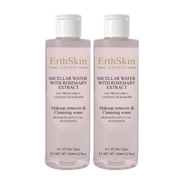 2x Micellair Water met Rozemarijnextract 150ml "Een zacht maar effectief reinigingswater om make-up te verwijderen.
Verrijkt met rozemarijnextract om de huid te kalmeren en voor te bereiden op de volgende stap. Rozemarijnextract staat bekend om zijn ontstekingsremmende eigenschappen, die roodheid zouden kunnen helpen verminderen."