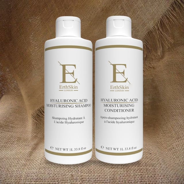 Hyaluronic Acid Moisturising Shampoo 1L + Hyaluronic Acid Moisturising Conditioner 1L Intensely moisturizes dry hair, leaving it soft and silky.
Hydrates the hair from the inside out, reducing frizz and flyaways.
Provides long-lasting nourishment, leaving hair manageable and easy to style.