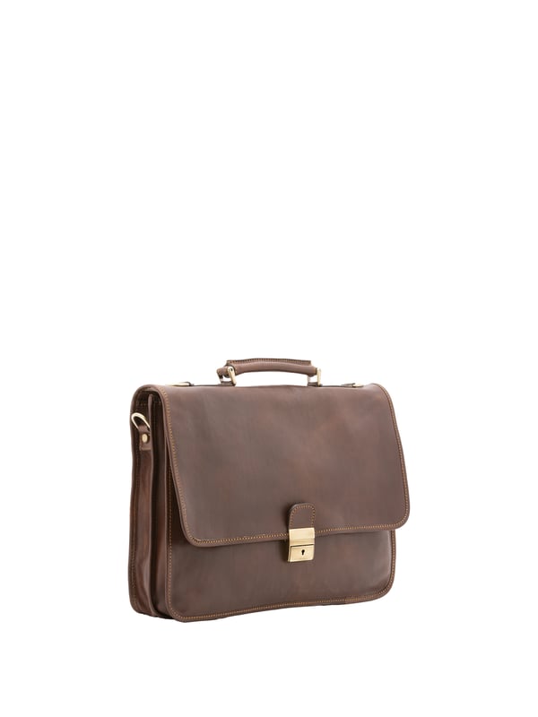Bolso unisex. El cierre es rápido. Los bolsillos internos son bolsillos multifuncionales. Los bolsillos externos son uno en la espalda con cremallera. La bandolera es ajustable y extraíble en piel. El mango es de piel. Hay dos compartimentos internos. El material exterior es 100% Piel Auténtica. Internamente está forrado en piel auténtica. Medidas: 40x30x6 cm. Hecho en Italia