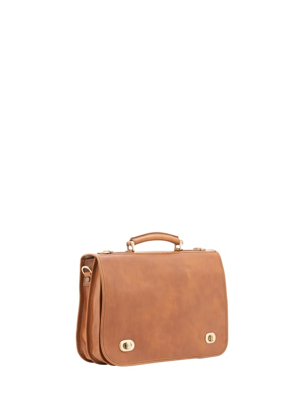 Alessia Firenze Handtasche Unisex Unisex-Handtasche mit Schnappverschluss. Multifunktionstaschen Innentaschen. eine Rückseite mit Reißverschluss-Außentaschen. verstellbarer und abnehmbarer Schultergurt aus Leder. im Ledergriff. ein Innenfach. Außenmaterial. Innenfutter aus echtem Leder. Maße: 39x28x10 cm. Hergestellt in Italien