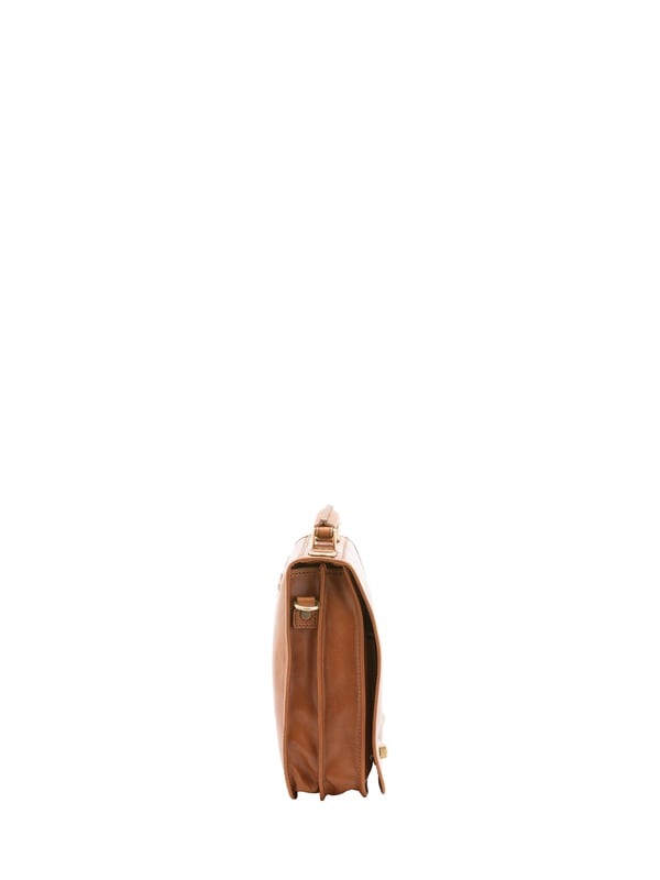 Alessia Firenze Handtasche Unisex Unisex-Handtasche mit Schnappverschluss. Multifunktionstaschen Innentaschen. eine Rückseite mit Reißverschluss-Außentaschen. verstellbarer und abnehmbarer Schultergurt aus Leder. im Ledergriff. ein Innenfach. Außenmaterial. Innenfutter aus echtem Leder. Maße: 39x28x10 cm. Hergestellt in Italien