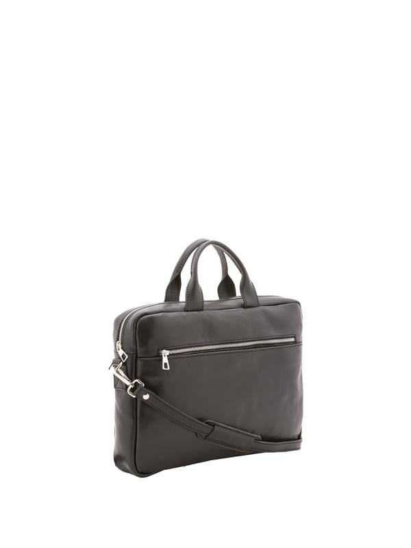 Alessia Firenze Handtasche Unisex Unisex-Handtasche mit Reißverschluss. zwei offene Innentaschen. Eine Vorderseite mit Reißverschluss und eine Rückseite mit Reißverschluss-Außentaschen. verstellbarer und abnehmbarer Schultergurt aus Leder. im Ledergriff. zwei Innenfächer. Außenmaterial. Innen mit Baumwolle gefüttert. Maße: 37x27x6 cm. Hergestellt in Italien