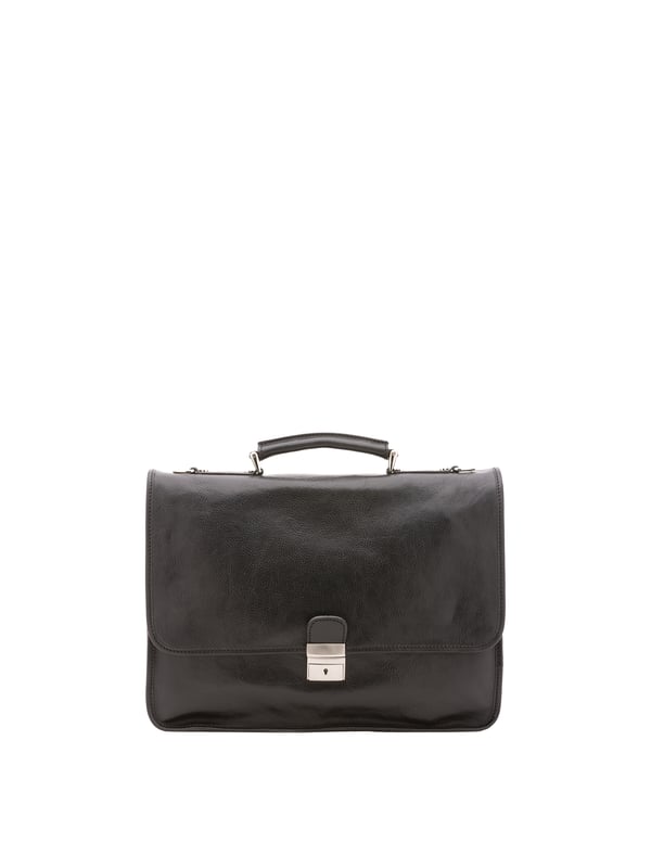 Alessia Firenze Handtasche Unisex Unisex-Handtasche mit Schnappverschluss. Multifunktionstaschen Innentaschen. eine Rückseite mit Reißverschluss-Außentaschen. verstellbarer und abnehmbarer Schultergurt aus Leder. im Ledergriff. zwei Innenfächer. Außenmaterial. Innenfutter aus echtem Leder. Maße: 40x30x6 cm. Hergestellt in Italien